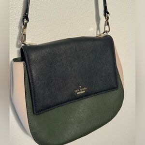 Kate Spade Handbag - Olive/black/cream